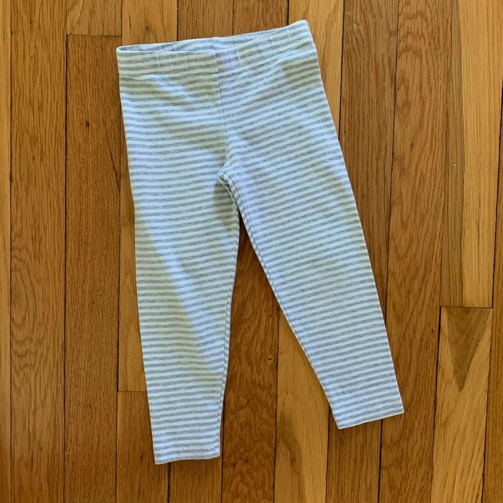 Leggings by Carter’s 2T gray and white